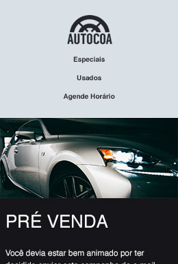 Auto Dealership template - Mobile
